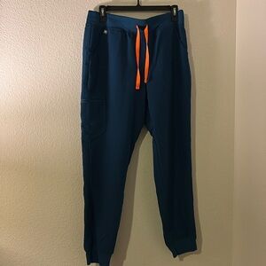 High waisted jogger scrub pants